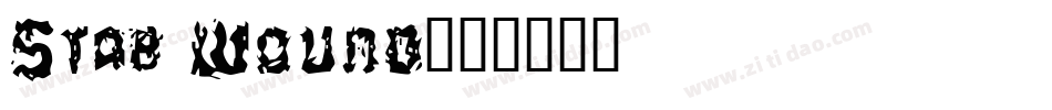 Stab Wound字体转换